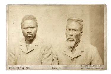 Two Zulu Men, London, c.1882
